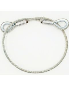 BPW BRAND Steel catch strap cable- 1390mm. Part No 0532714140