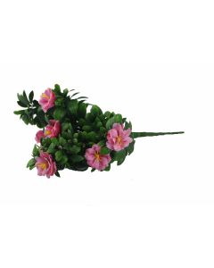 Pink Rose Bunch UV 45cm