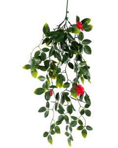 Red Mixed Hanging Foliage UV 60cm