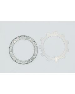 Axle spindle lock nut washer kit