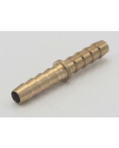 Parker brass 1/4" barb to barb mender fitting