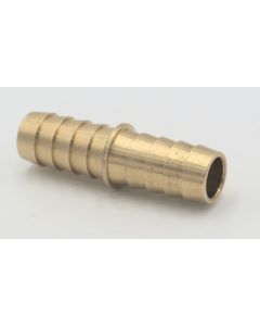 Parker brass 1/2" barb to barb mender fitting