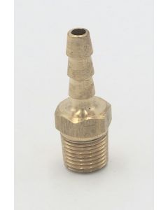 Parker brass 3/16" hose barb to 1/8" male pipe connector fitting