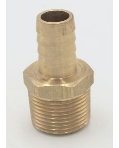 Parker brass 3/4" hose barb to 3/4" male pipe connector fitting