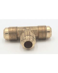 Parker brass 1/2" flare to flare tee fitting