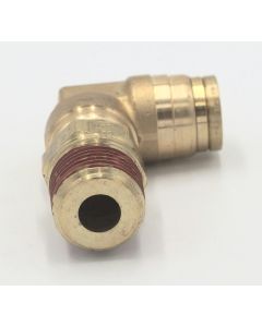 Parker brass prestomatic male 90 degree swivel elbow 1/2 x 1/2 fitting