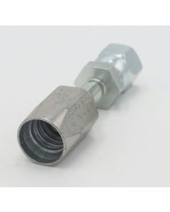 Parker steel 1/4" straight hose connector