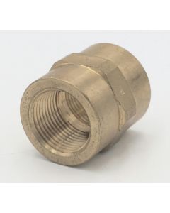 Parker brass 3/4" female to female npt coupling fitting