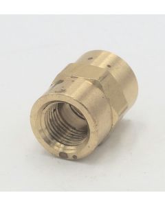 Parker brass 1/8" female to female npt coupling fitting