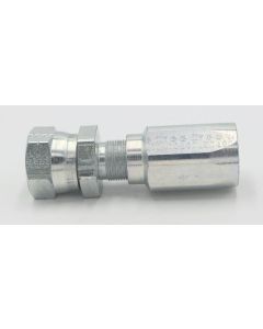 Parker steel 5/8" - 3/4" swivel straight with nut fitting