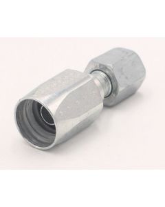 Steel parker swivel 3/8" - 5/16" straight fitting