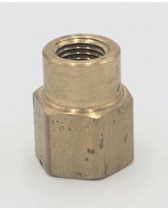 Parker brass 3/8" female to female 1/4" reducer coupling fitting