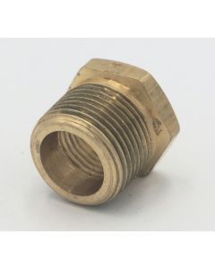 Parker brass 3/4" male to female 3/8" bushing coupling fitting