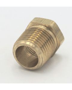 Parker brass 1/2" male to female 3/8" bushing coupling fitting