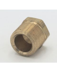 Parker brass male 3/4" hex head plug fitting