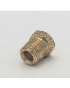 Parker brass male 1/8" hex head plug fitting