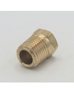 Parker brass male 1/4" hex head plug fitting