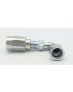 Steel 90 degree swivel elbow 1/2" - 1/2" hydraulic hose fitting