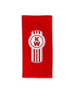 GENUINE KENWORTH MERCHANDISE Red bug towel. Part No C-KEN1019