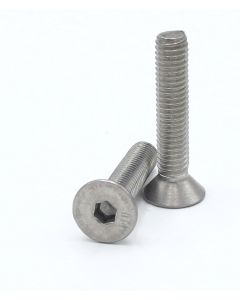 Stainless steel flush head 2 x 3/8 bolt