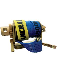 ANCRA BRAND Slideon ratchet cap winch 50mm X 9m strap lashing capacity 2500kg Part No 49203-20-RC