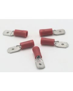 Narva red male 6.3 x 0.8 mm terminal blade