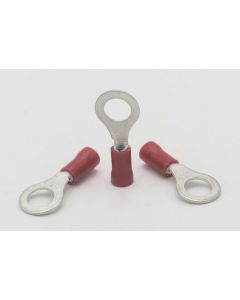 Narva red female 6.3 mm terminal ring