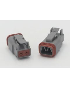 Narva 2 way deutsch waterproof male connector housing