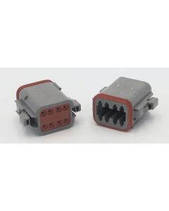 Narva 8 way male deutsch connector housing