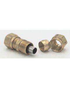 Parker brass tube to tube 5/8" union joiner fitting