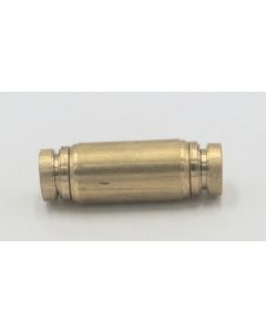 PARKER HANNIFIN BRAND brass push to connect 1/4" joiner union fitting. Part No 62PTC-4