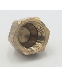 Parker brass 5/8" flare cap nut