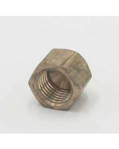 Parker brass 1/4" flare cup nut