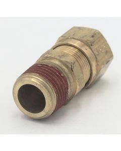 Parker brass male straight 5/8 tube to 1/2 male npt connector fitting