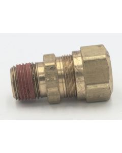 Parker brass male straight 3/4 tube to 1/2 male npt connector fitting