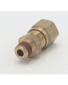 Parker brass male straight 3/8 tube to 1/8 npt connector fitting