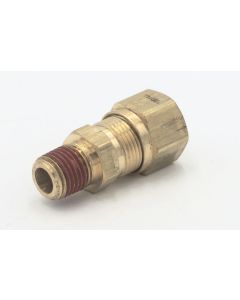 Parker brass male straight 3/8 tube to 1/2 npt connector fitting