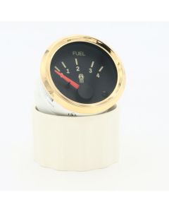 GENUINE KENWORTH Fuel level gauge - brass bezel