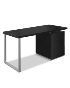 Artiss Computer Desk Drawer Black 140CM