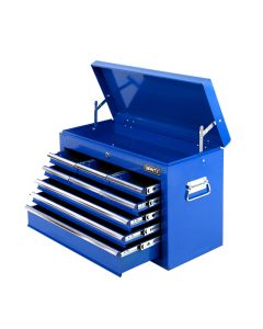 Giantz 9 Drawer Tool Box Cabinet Chest Toolbox Storage Garage Organiser Blue