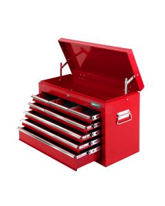 Giantz 9 Drawer Tool Box Cabinet Chest Toolbox Storage Garage Organiser Red