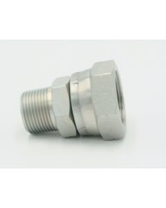 BSPT Steel Plated Hydraulic Adaptor - Durable Plumbing Fitting