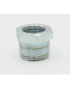 Steel Plated BSP Hydraulic Reducing Bush - Durable Industrial Fitting