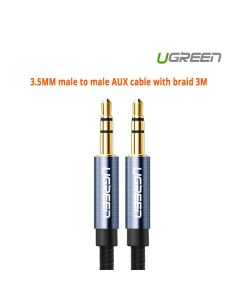 UGREEN 3.5MM male to male AUX cable with braid 3M (10688)