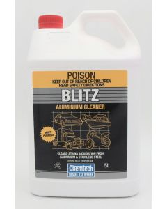 CHEMTECH BRAND Blitz aluminium cleaner 5L multi purpose. Part No CBZ-5L