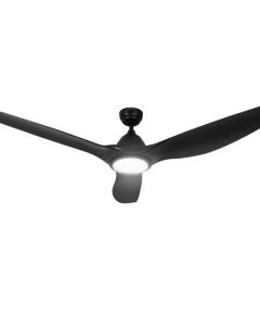 Devanti 64 Inch Ceiling Fan DC Motor w/Light w/Remote - Black