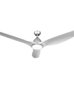 Devanti 64 Inch Ceiling Fan DC Motor w/Light w/Remote - Silver