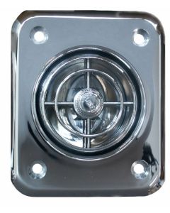 NON GENUINE Air vent to suit Kenworth K100 series dash vents chrome finish 117mm x 98mm x 35mm. Part No CS1001