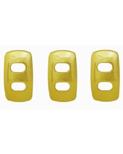 Switch covers gold 3 pack to suit new style switch's for Aussie built Kenworth's. CS2G003