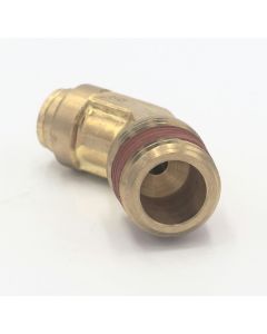 Brass prestomatic 45 degree male connector 1/2 x 3/8